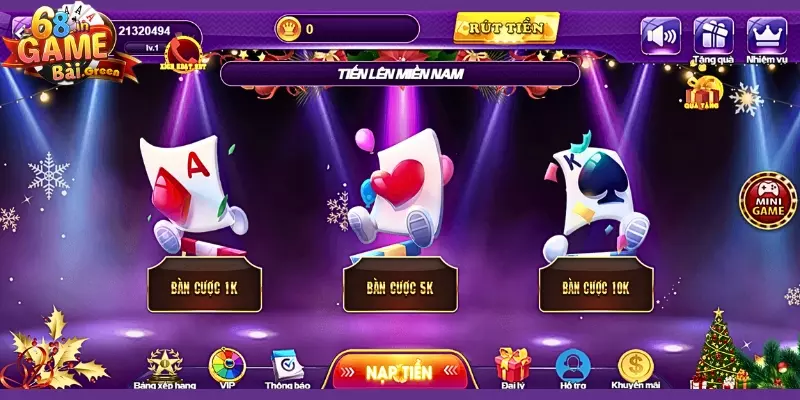 cược game bài Game bài xì dách có nhiều bàn cược phù hợp cho cược thủ